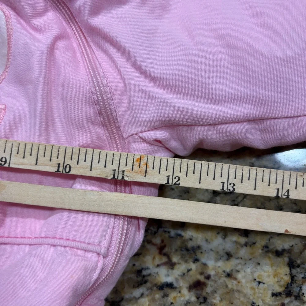 Vintage Pink Toddler Snowsuit 18M Cat Applique Faux Shearling Hood Quilted